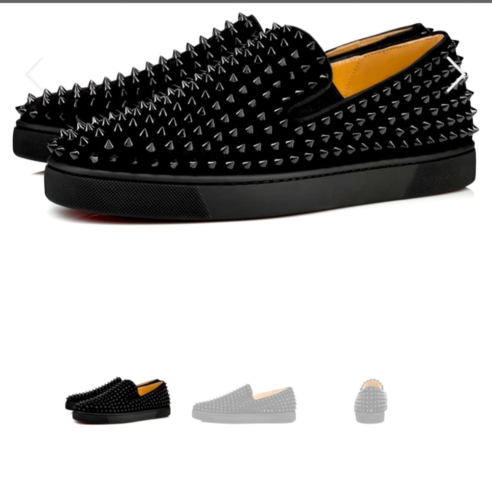 Christian Louboutin Roller Boat Suede Sneaker